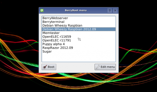 Berryboot na Banana PI, instalando varios sistemas operativos na Banana PI.